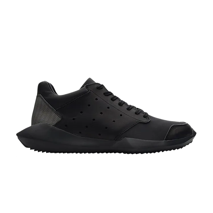Adidas Rick Owens x Tech Runner 'Triple Black' sneakers, black