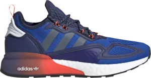 Adidas ZX 2K Boost 'Blue Tech Indigo' Sneakers, Blue