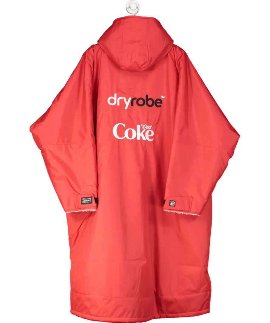 Dryrobe Red Diet Coke All Weather Robe Coat UK L
