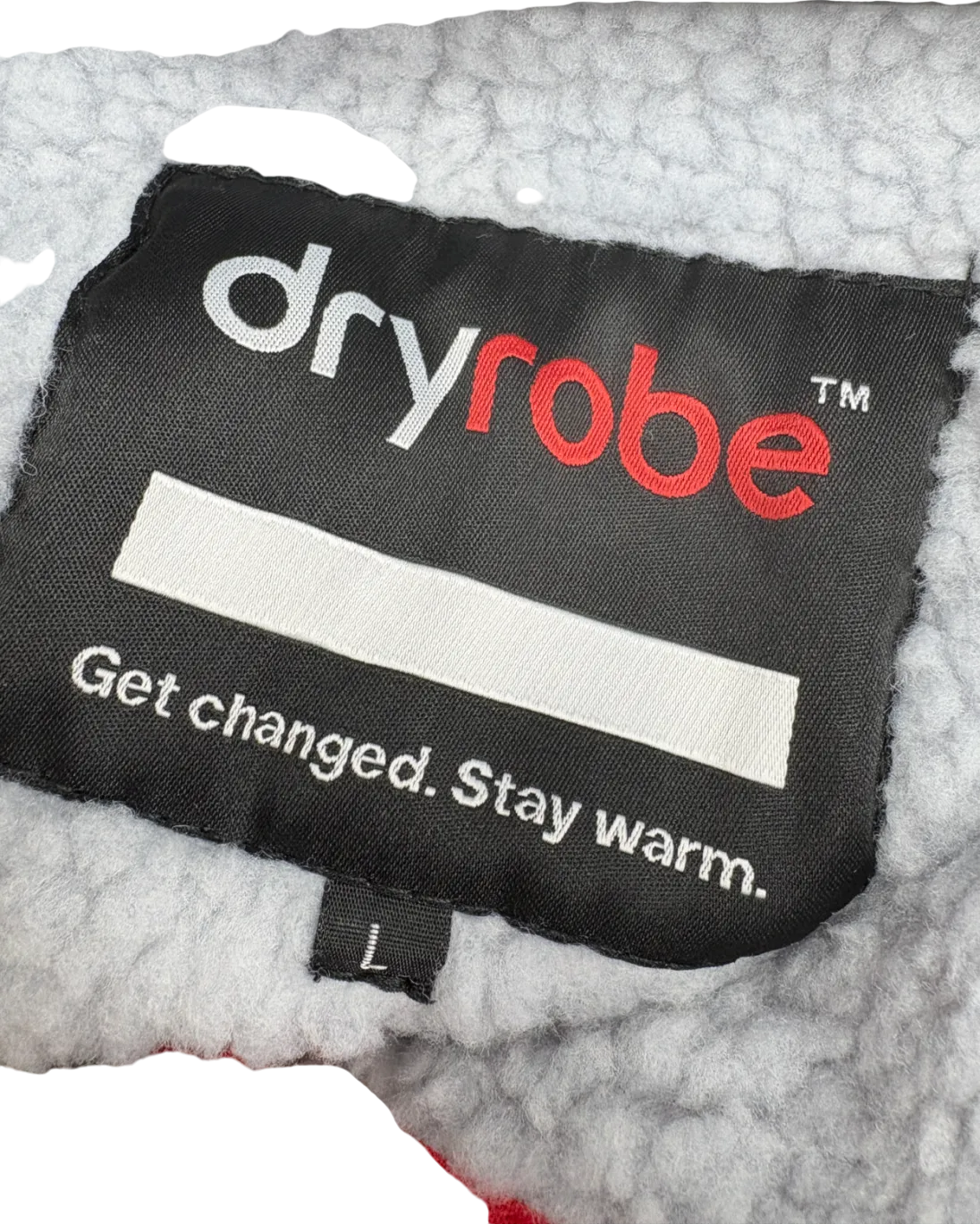 Dryrobe Red Diet Coke All Weather Robe Coat UK L