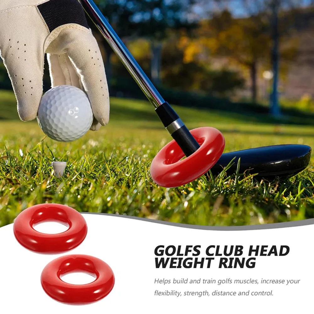 Golf Club Head Weighted Swing Ring