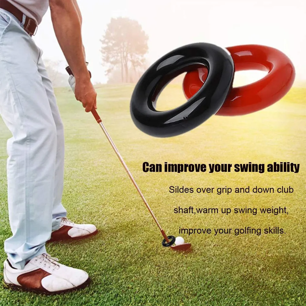 Golf Club Head Weighted Swing Ring