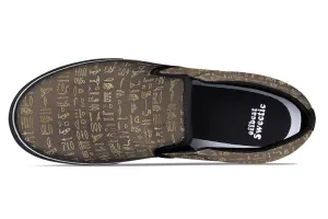 Hieroglyphics Slip Ons