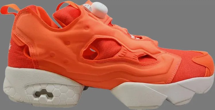 Instapump fury tech 'solar orange' Reebok sneakers, orange