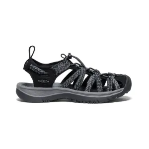 Keen Women's Whisper Sandals- Black/Steel Grey