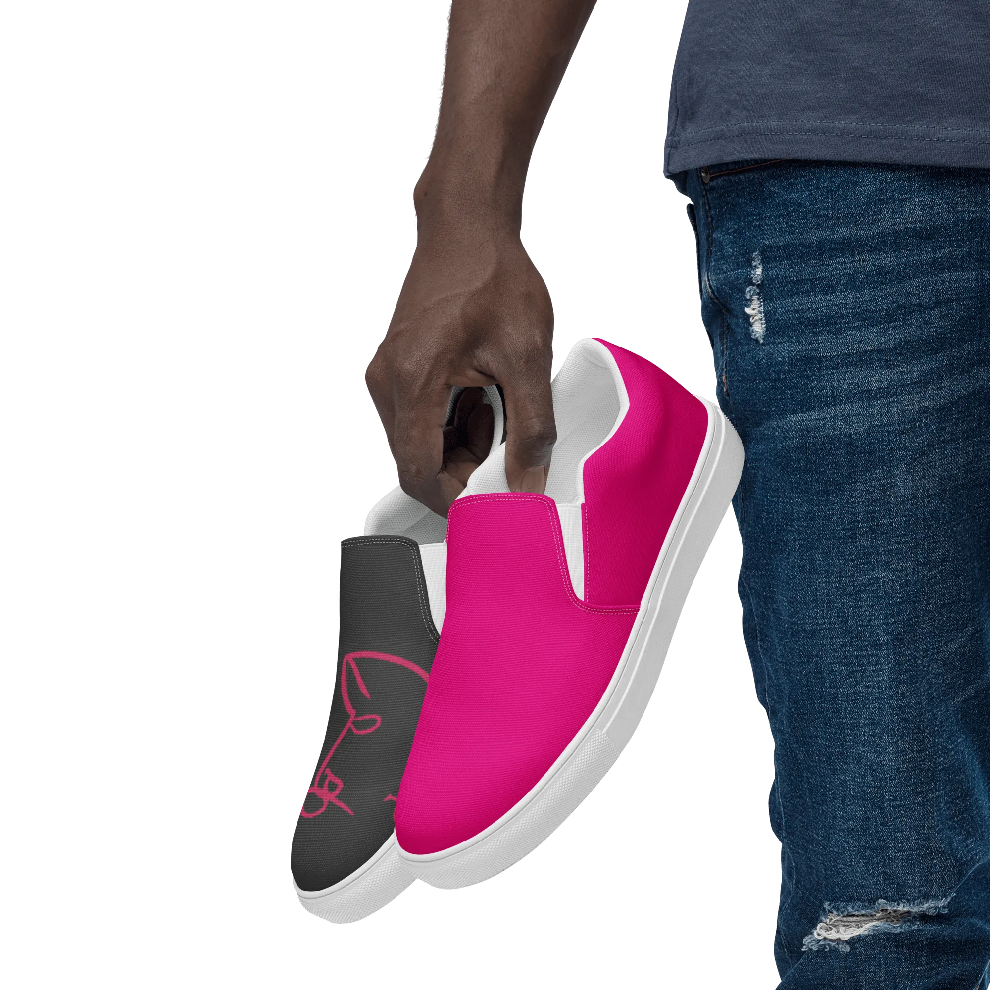Men’s Polychromatic 'Sly Barker' Slip-ons