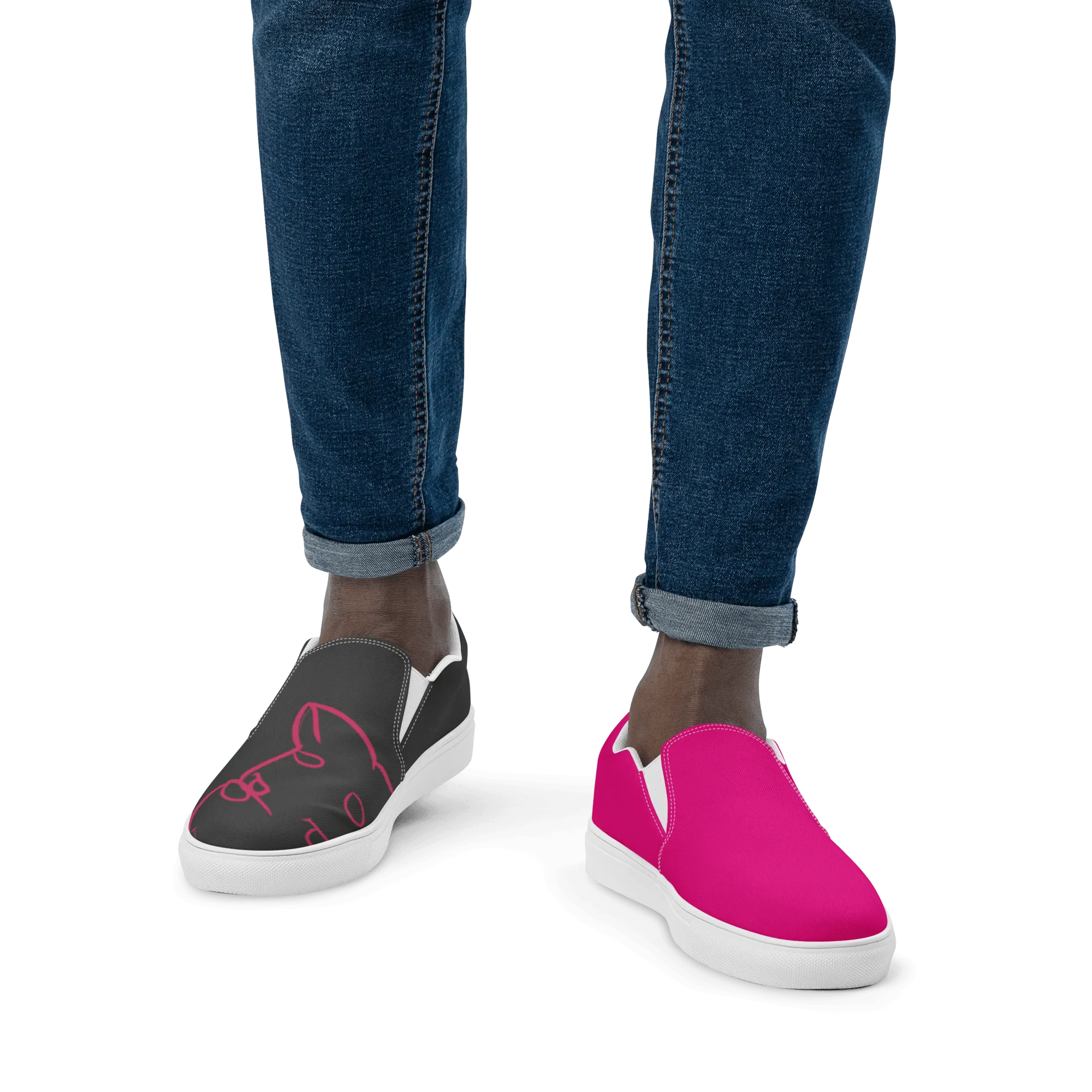 Men’s Polychromatic 'Sly Barker' Slip-ons