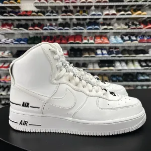 Nike Air Force 1 High Dual Air White Black CJ1385-100 Men's Size 9.5