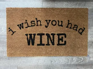 Sale - Funny Wine Doormat