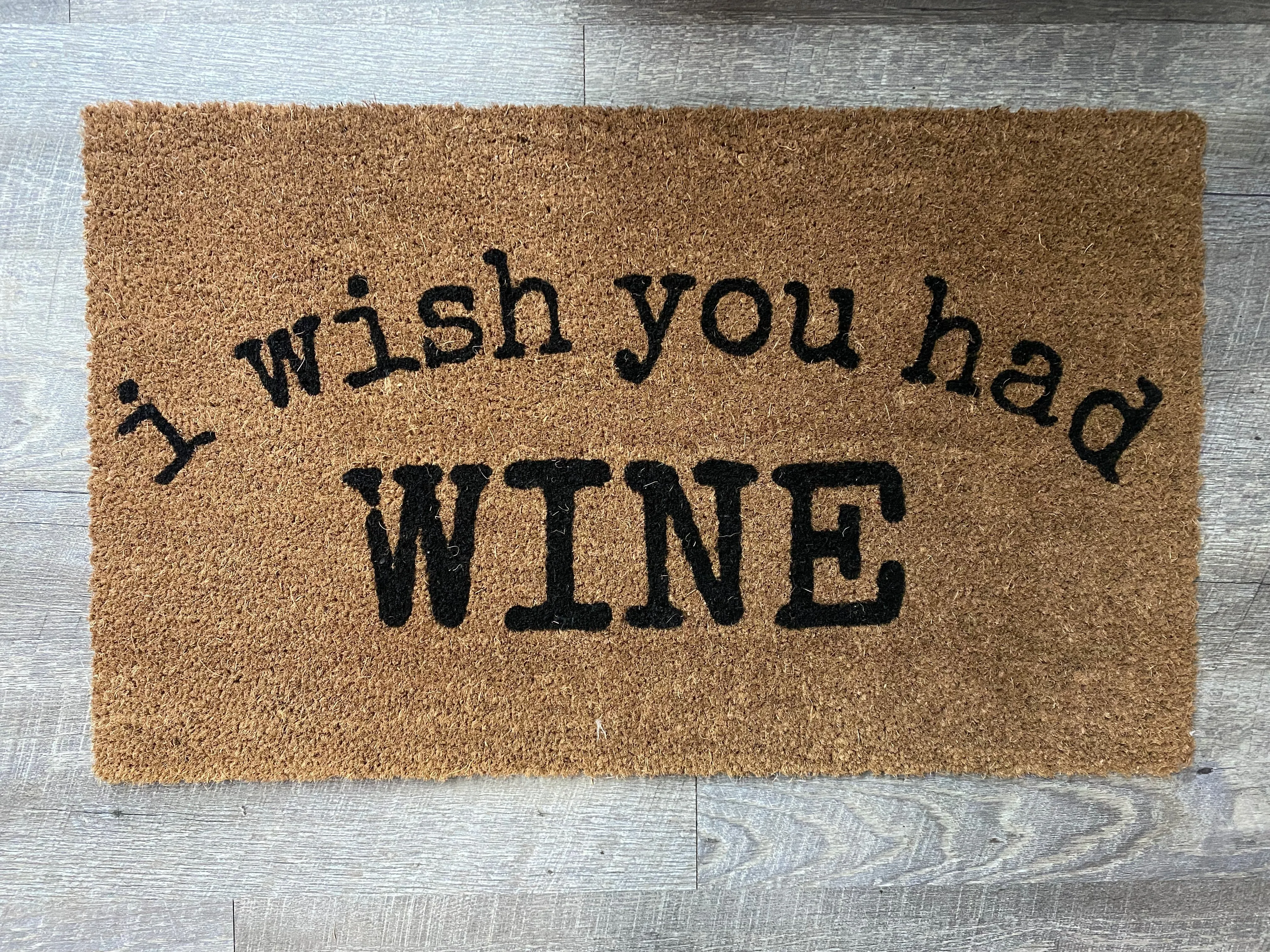 Sale - Funny Wine Doormat