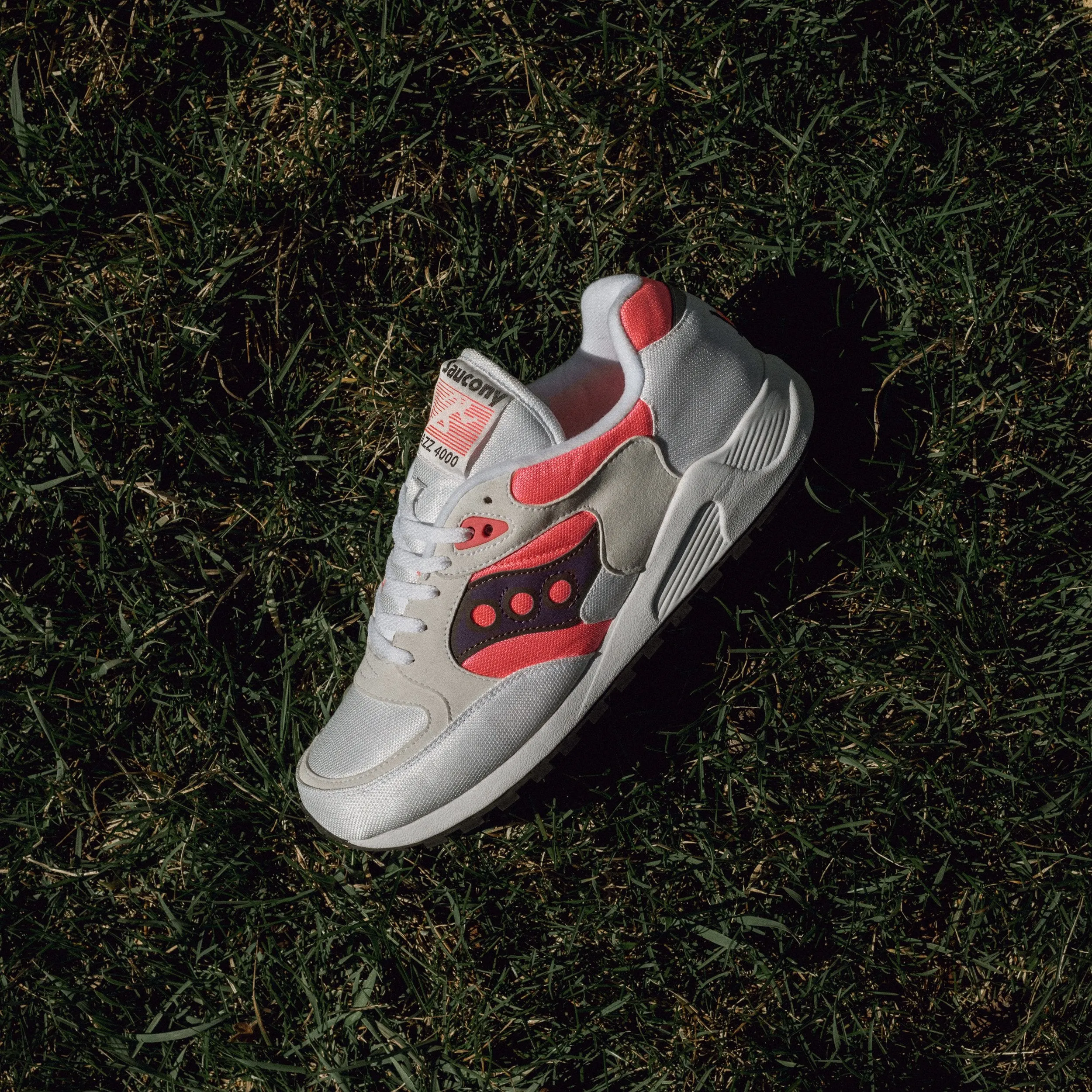 Saucony Jazz 4000 White / Pink - Purple