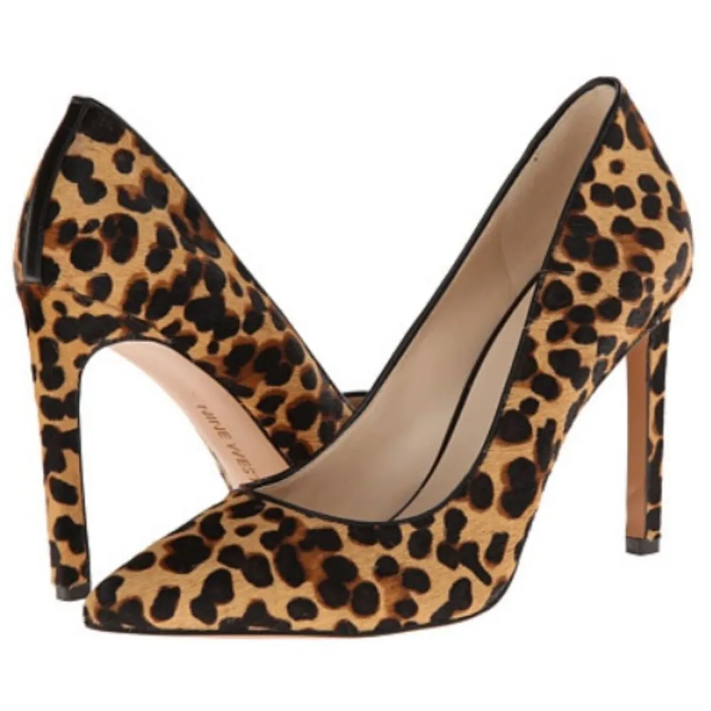 Tatianna Leopard PonyNine West I-1-112589