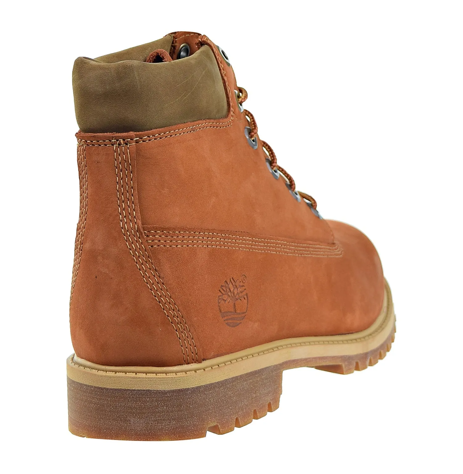 Timberland 6 Inch Premium Waterproof Big Kids' Boots Dark Orange