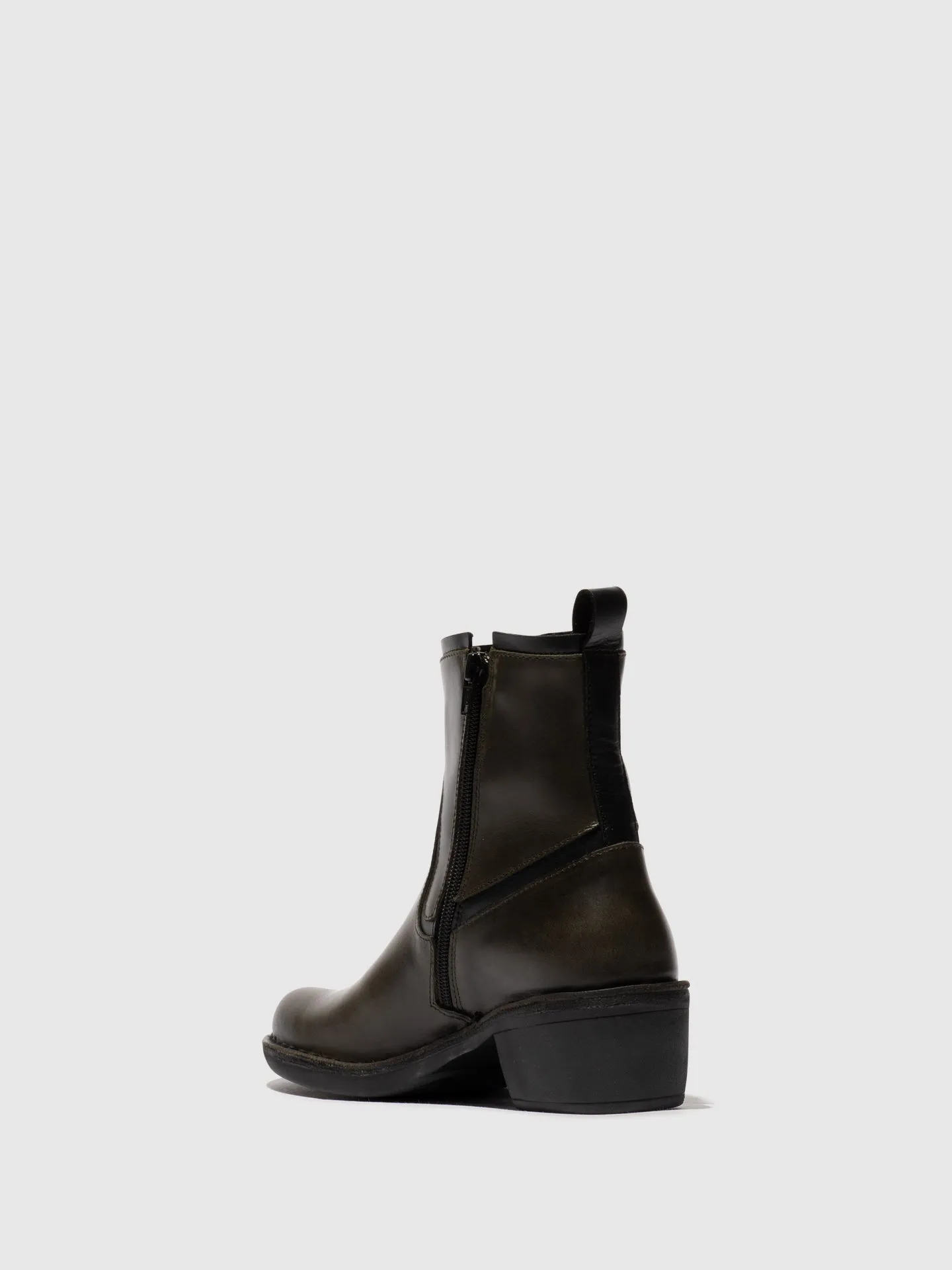 Zip Up Ankle Boots MIZI102FLY DIESEL/BLACK